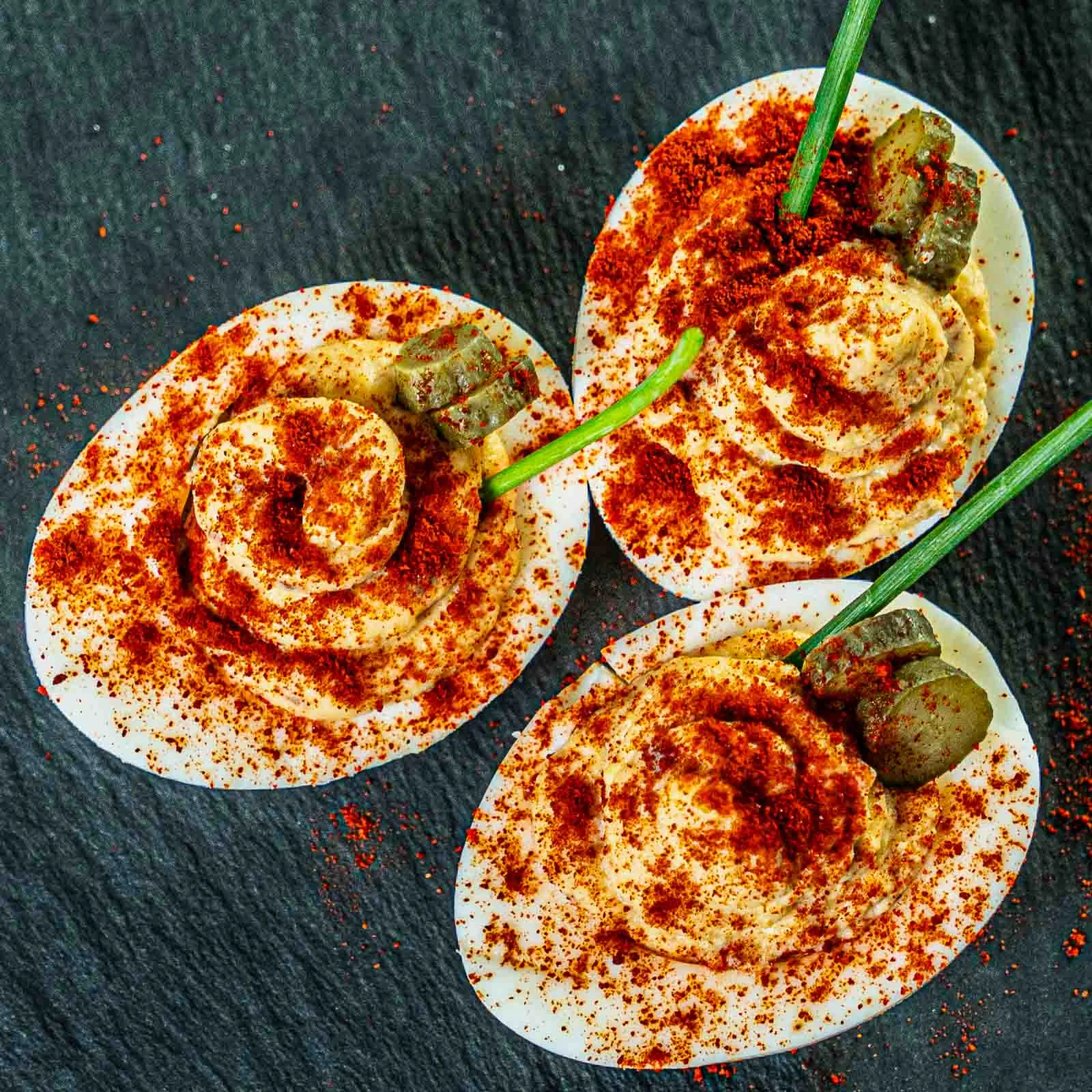 Million Dollar Beef Beef Bacon Deviled Eggs-Ultimate Treat