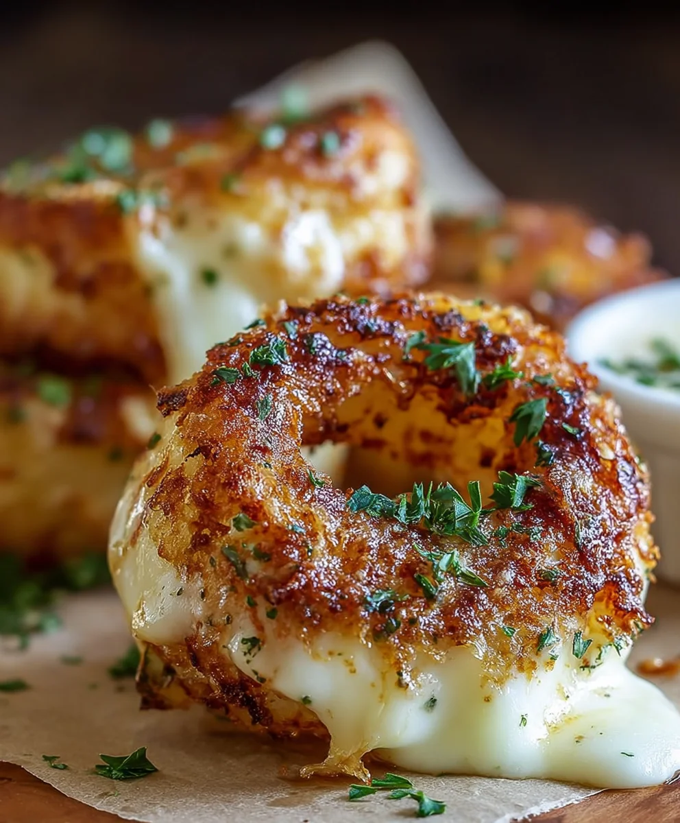 Cheesy Stuffed Mozzarella Onion Bliss-Melted Perfection