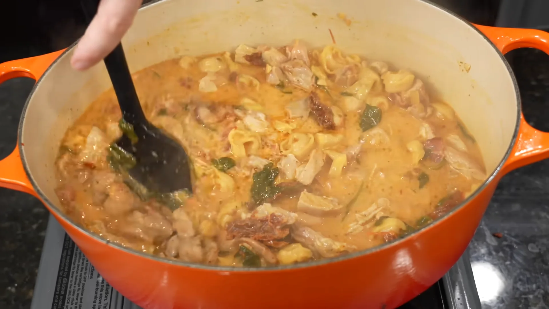 Creamy Tuscan Chicken Soup-Marry Me Style