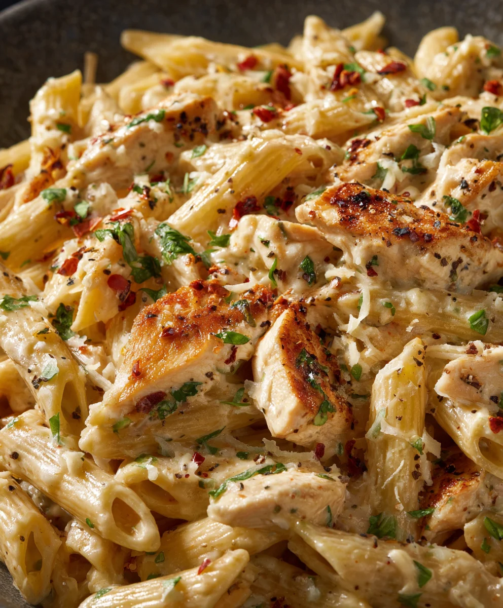 Creamy Crack Chicken Penne Delight Flavor-Packed Recipe