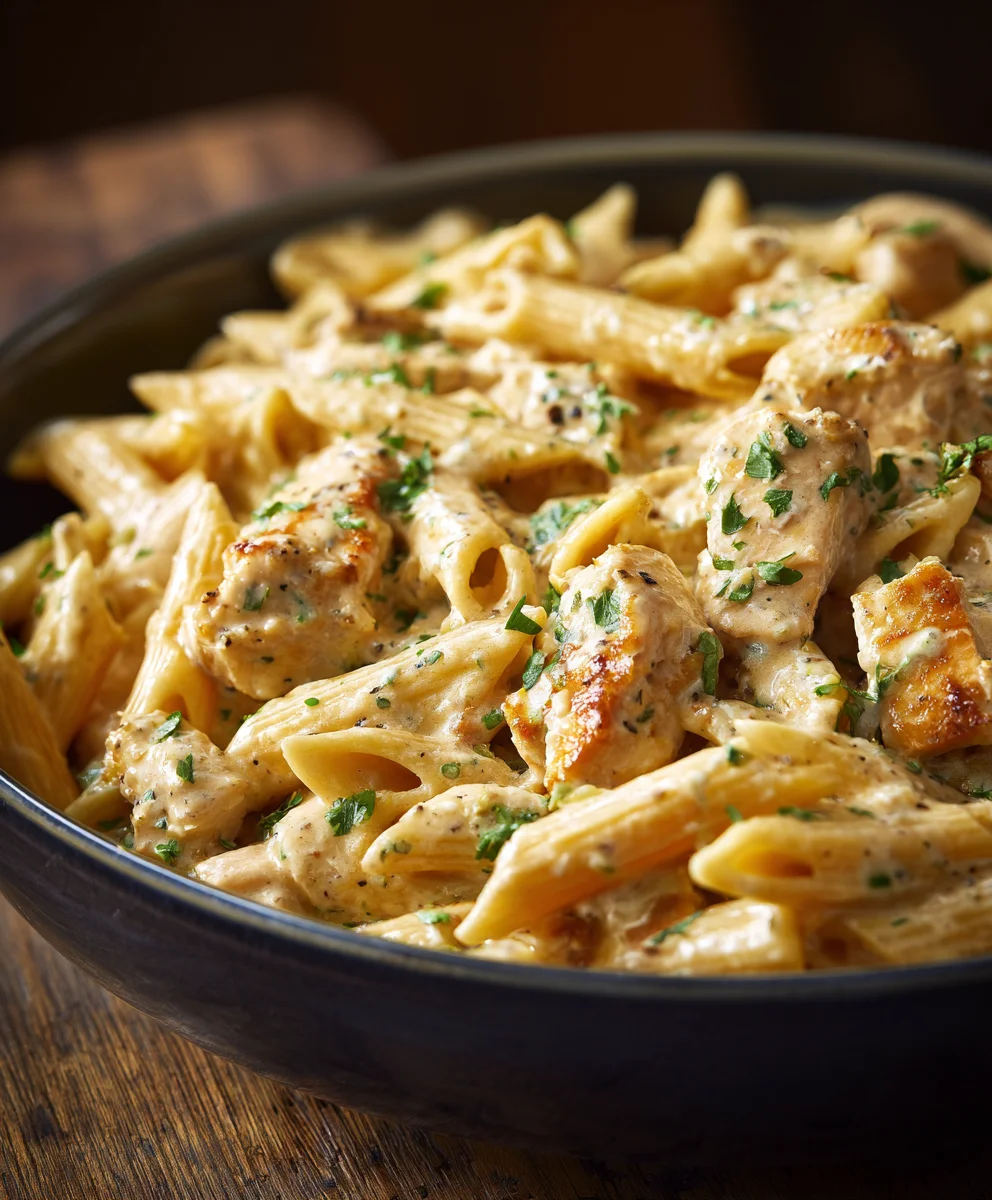 Creamy Crack Chicken Penne Delight Flavor-Packed Recipe