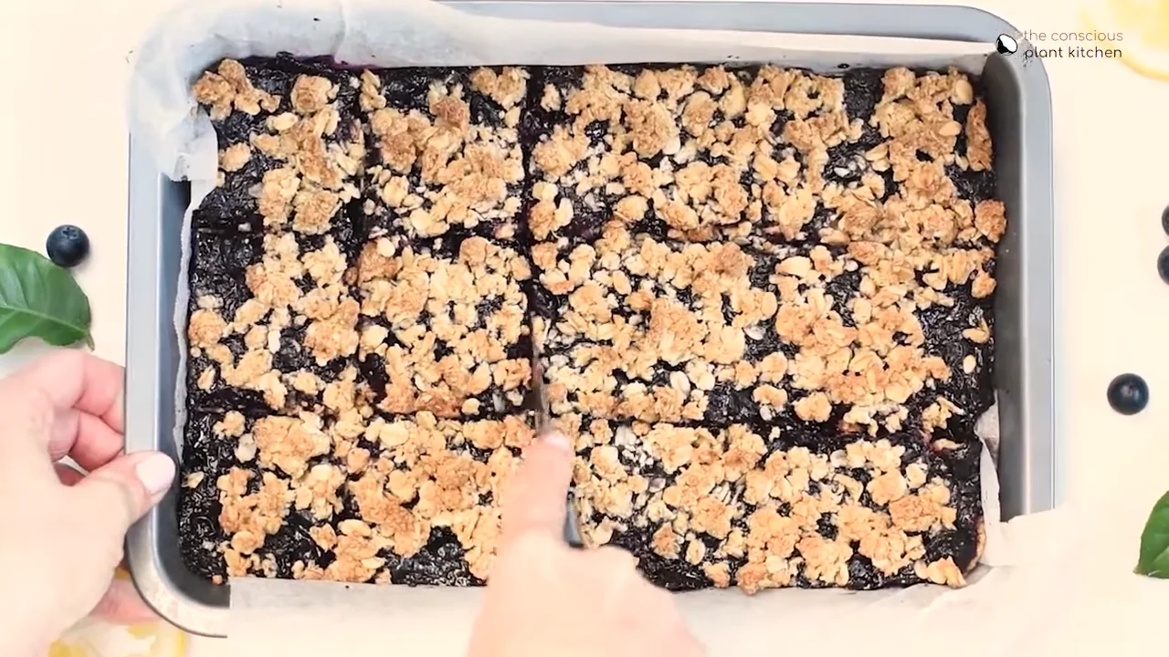 Healthy Blueberry Oatmeal Bars-Busy Morning Winner