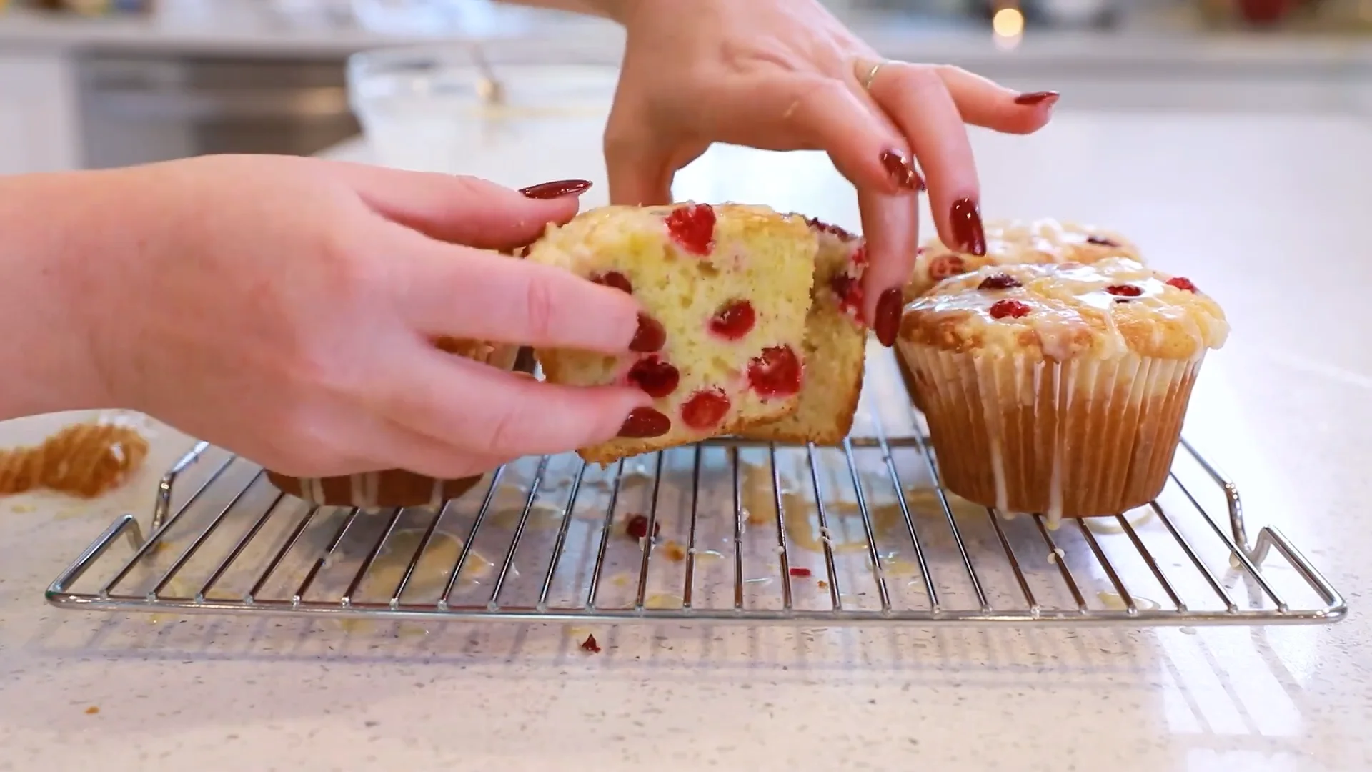 Cranberry Orange Muffins Streusel Topping Easy Recipe