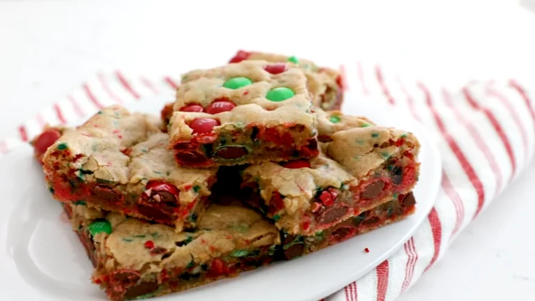 Easy Christmas Cookie Bars-Festive Holiday Treat