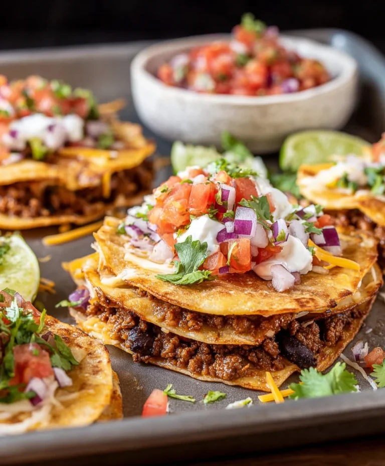 Easy Beef Sheet Pan Tacos-Weeknight Dinner Made Simple