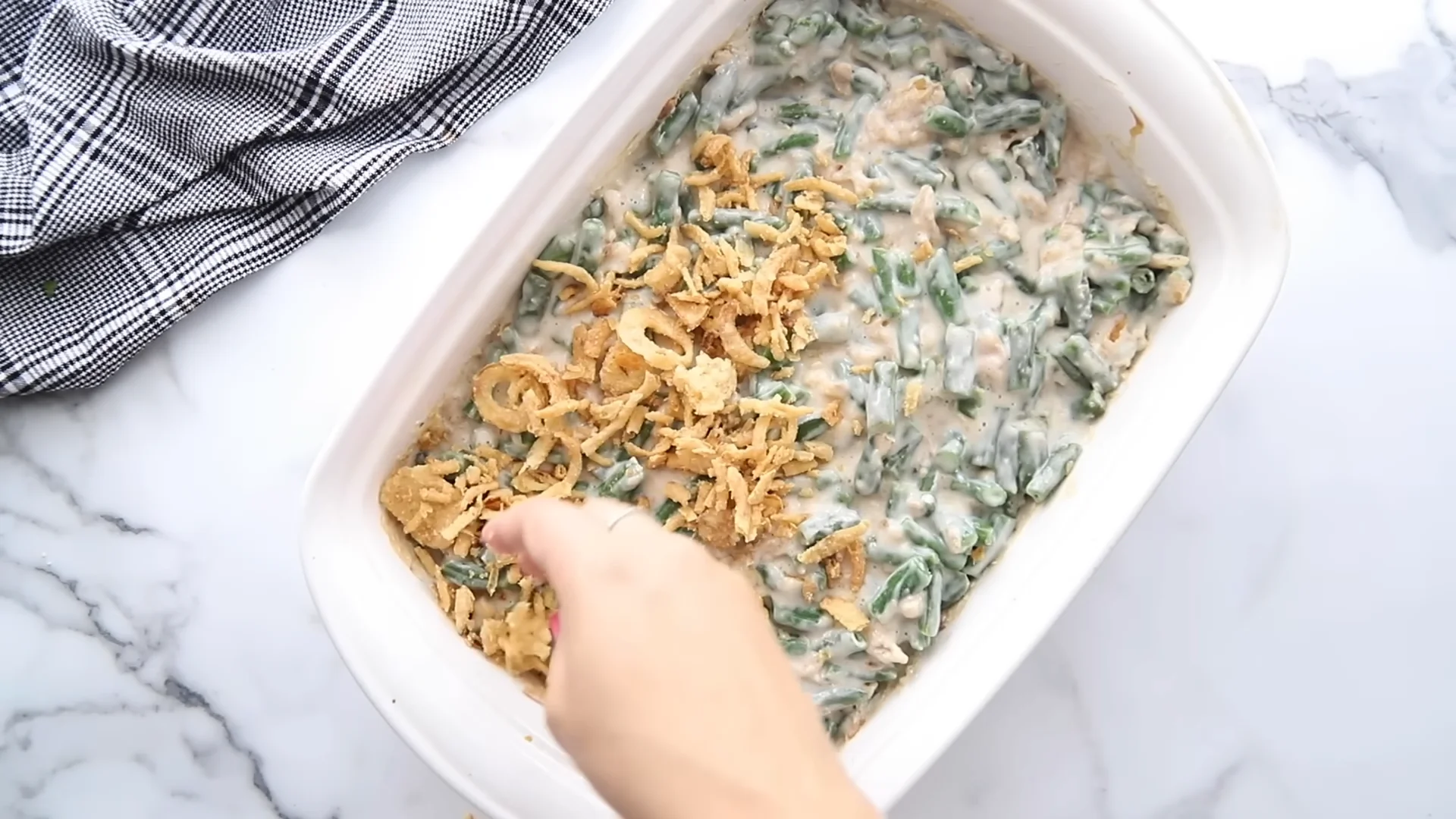 The Best Green Bean Casserole Recipe- Easy & Delicious