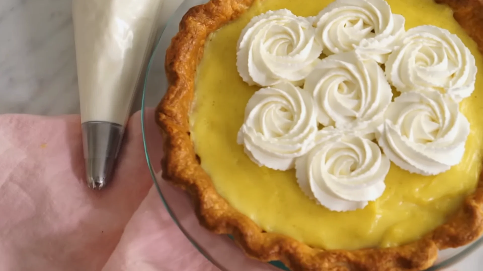 Christmas Eve Cinnamon Vanilla Custard Pie Magic