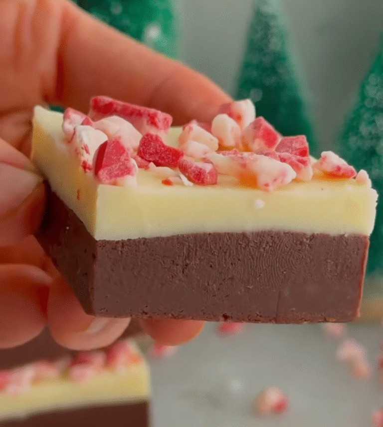 Peppermint Swirl Fudge – Creamy, Festive, and Perfect for the Holidays