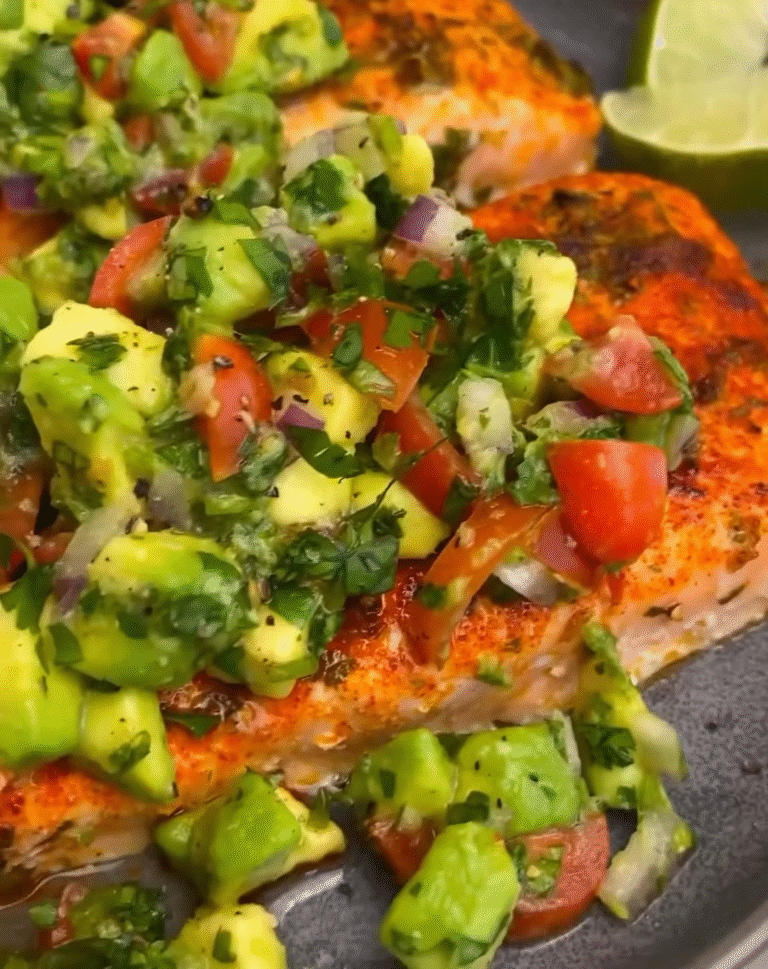 Cajun Salmon Avocado Lime: A Flavorful & Healthy Recipe