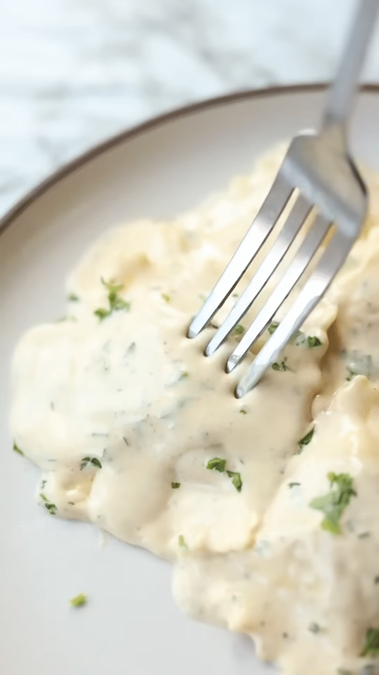Ravioli in Lemon Butter Sauce
