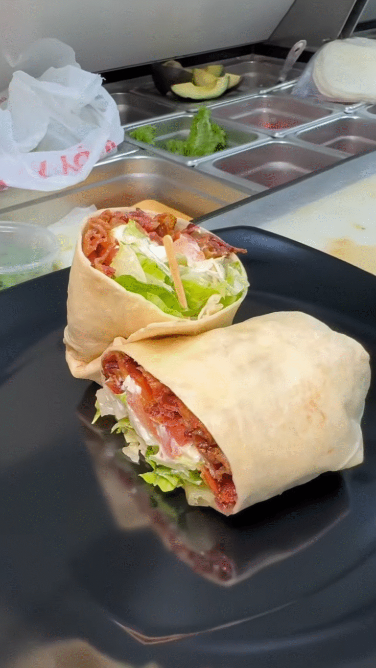 Gourmet BLT Wraps with Secret Sauce