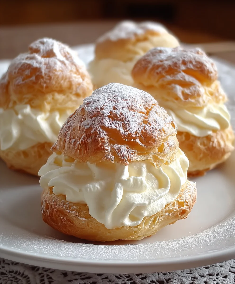 Mom's Famous Cream Puffs-Perfect Dessert Recipe