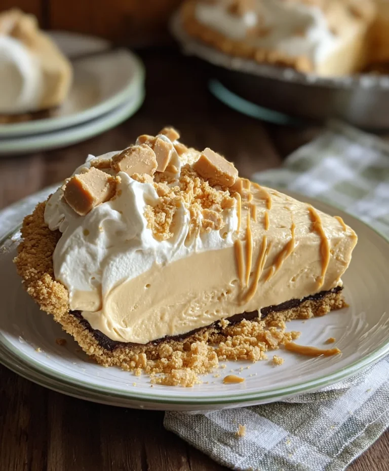 Amish Peanut Butter Cream Pie Recipe