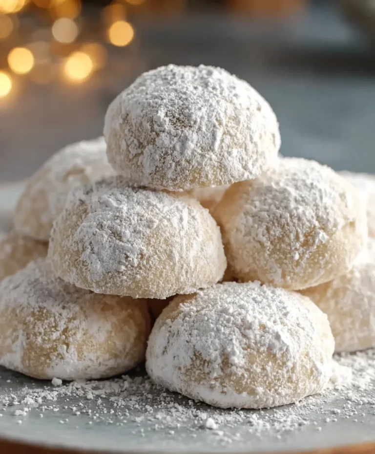 Melt-in-Your-Mouth Buttery Mexican Wedding Cookies