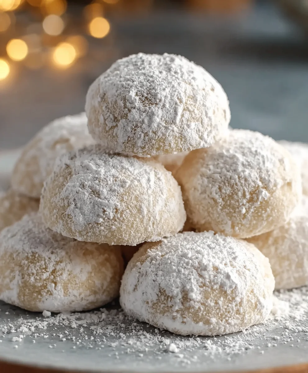 Melt-in-Your-Mouth Buttery Mexican Wedding Cookies