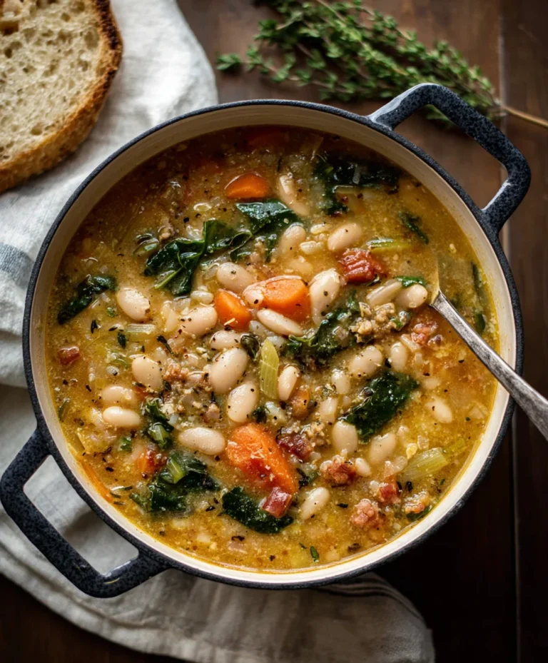 Tuscan White Bean Soup – Hearty & Delicious Recipe
