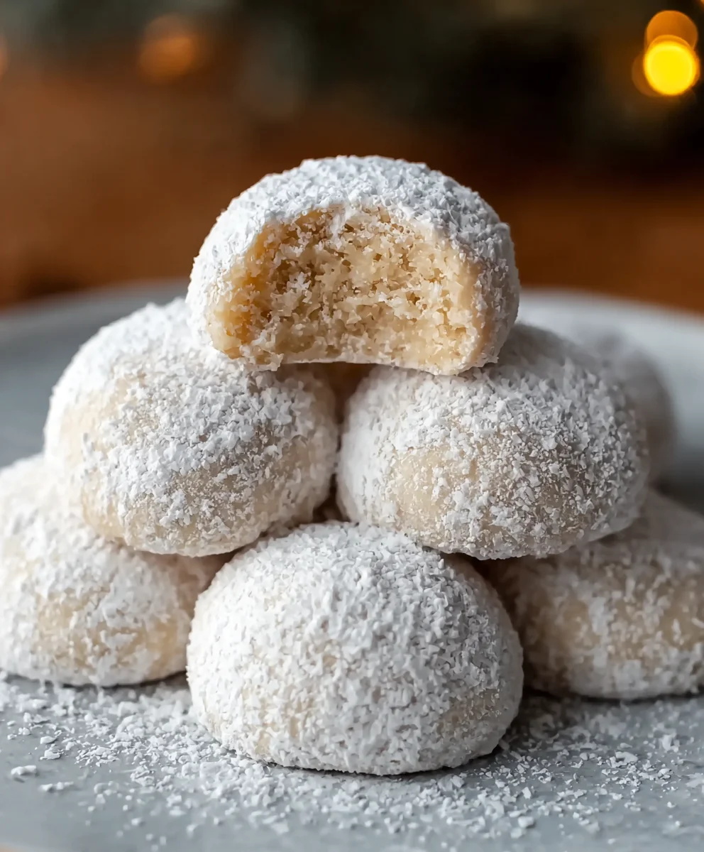 Melt-in-Your-Mouth Buttery Mexican Wedding Cookies