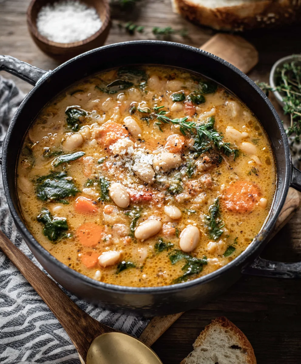 Tuscan White Bean Soup - Hearty & Delicious Recipe