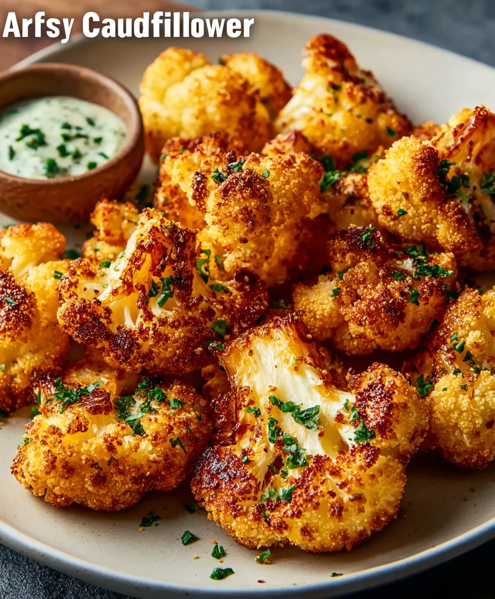 Keto Air-fried Crispy Cauliflower Bites - Easy Recipe