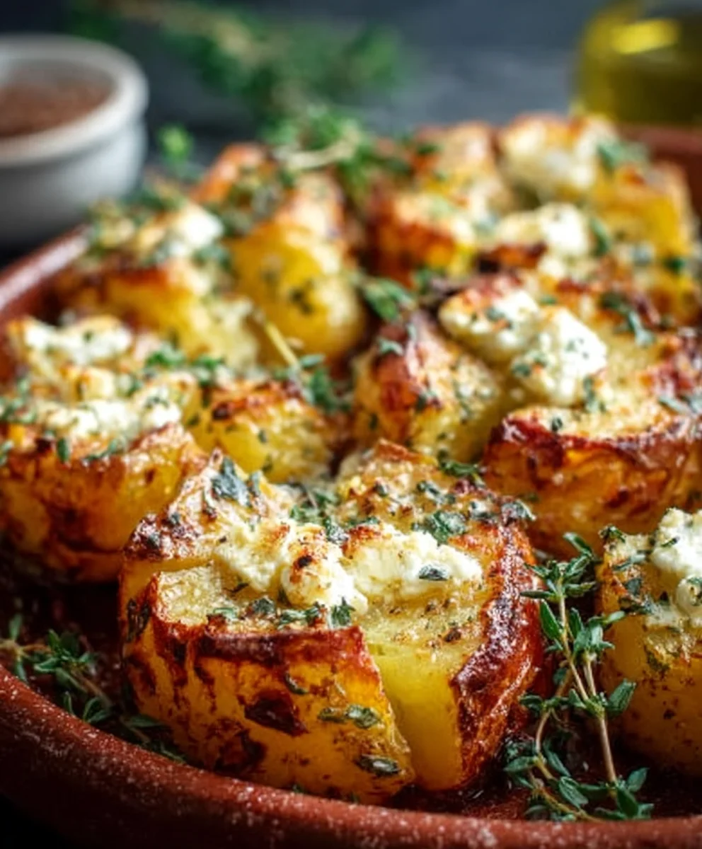 Baked Feta Potatoes Lemon Recipe