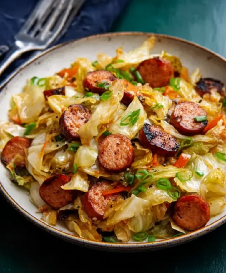 Easy Beef & Cabbage Stir Fry-Quick Dinner