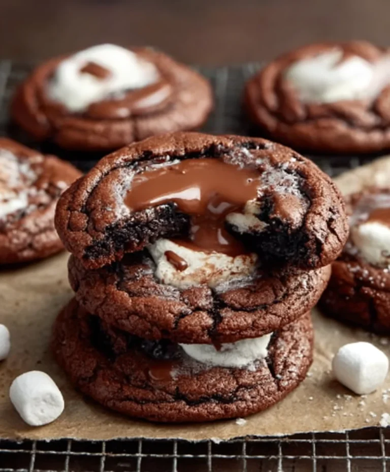 Marshmallow Hot Cocoa Surprise Cookies – Yummy Treat