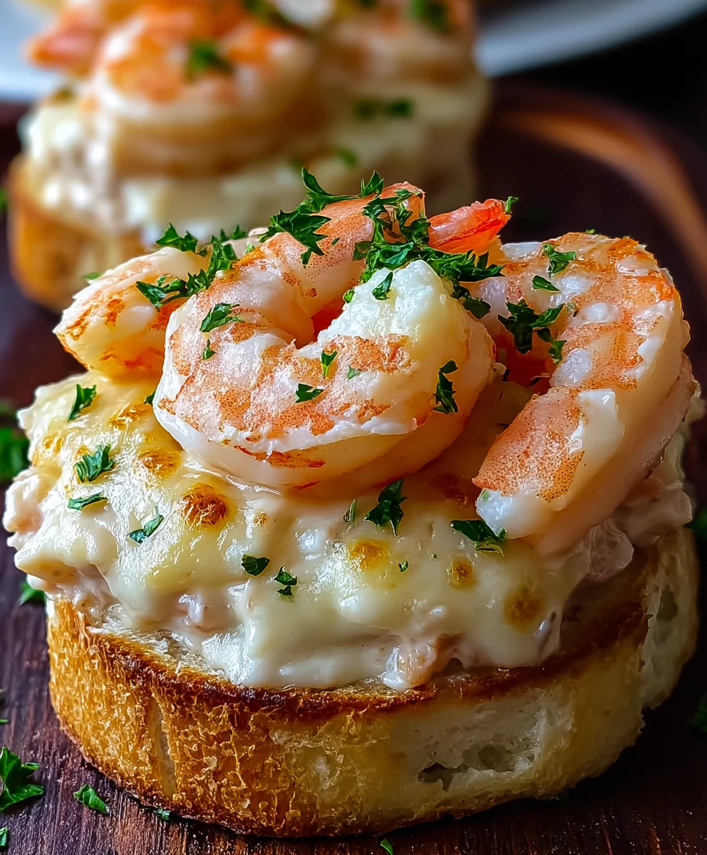 Shrimp Crab Melts Delicious Snack - Easy Recipe