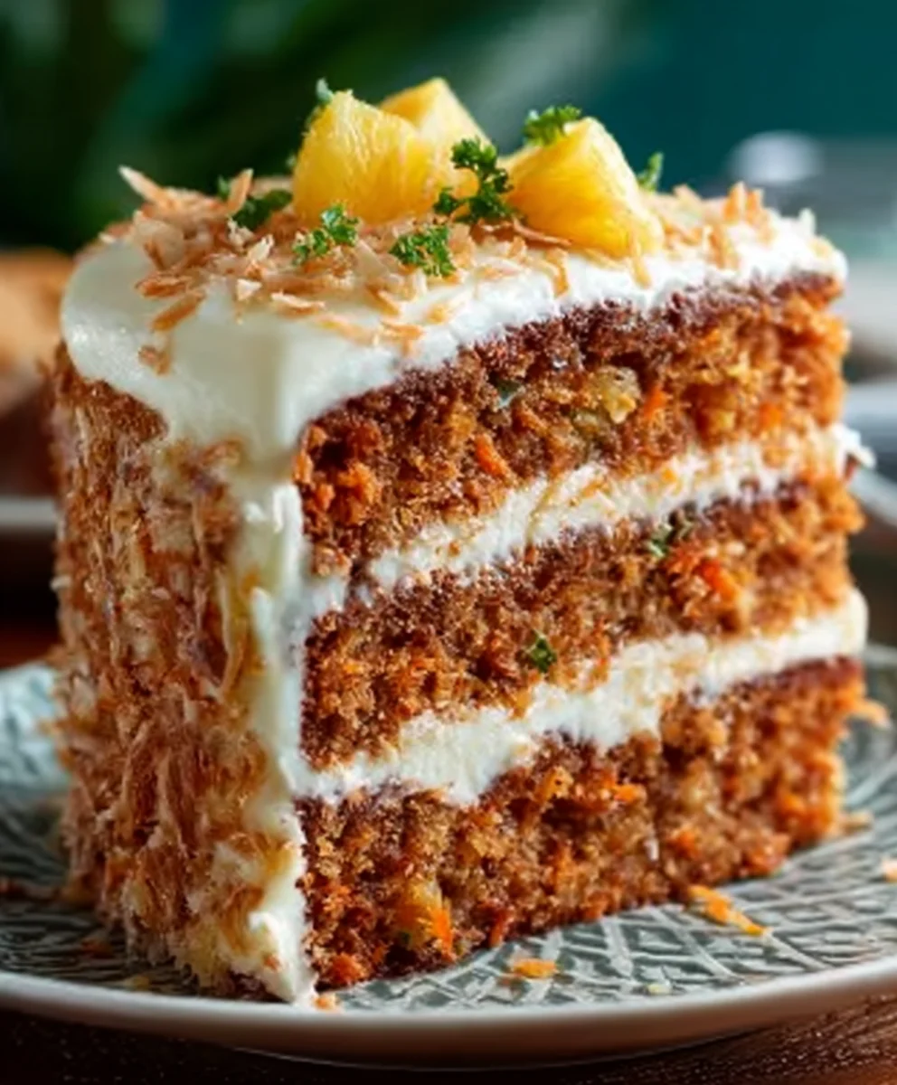 Christmas Carrot Pineapple Cake Recipe- Aloha Flavor