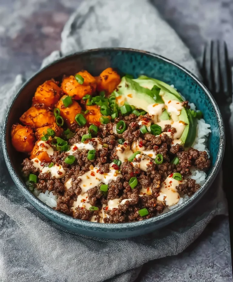 Ground Beef Hot Honey Bowl- Easy & Delicious Meal