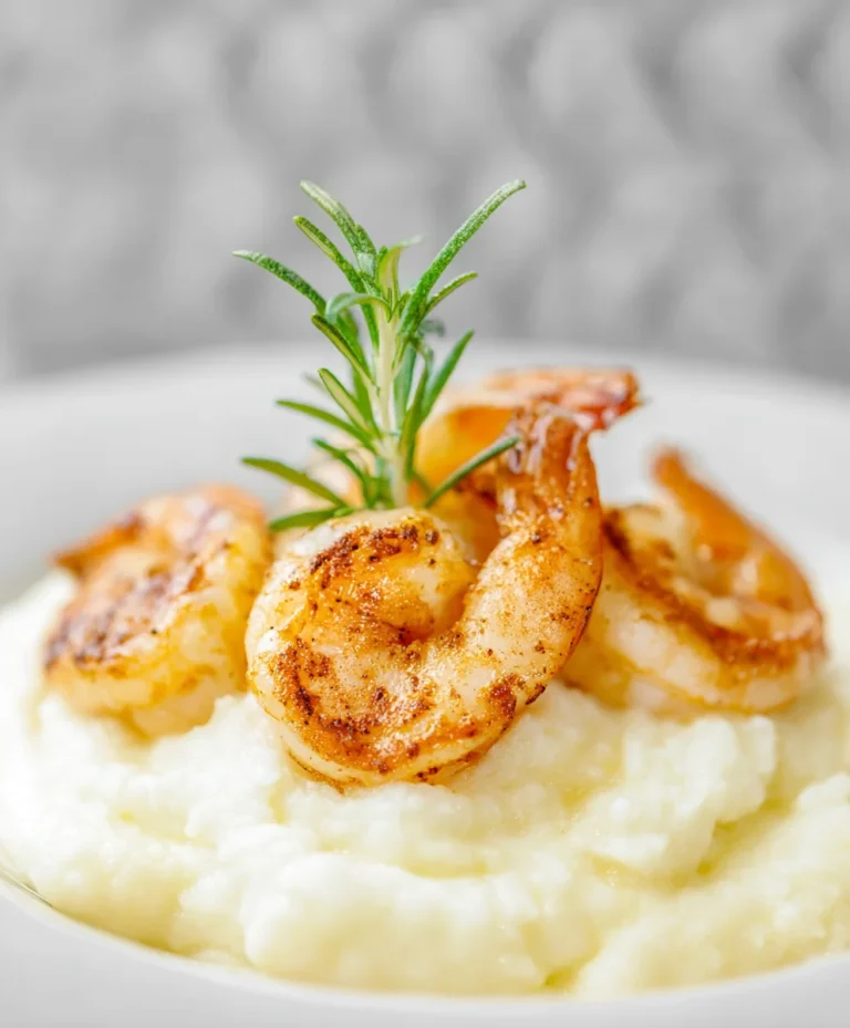 Creamy Garlic Shrimp Mashed Potatoes Recipe