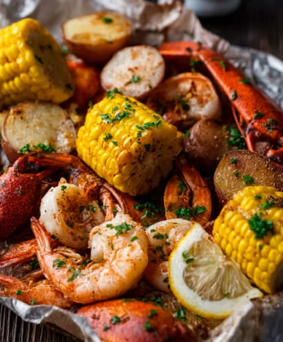 Summer Seafood Boil Packets-Sunny Day Recipe