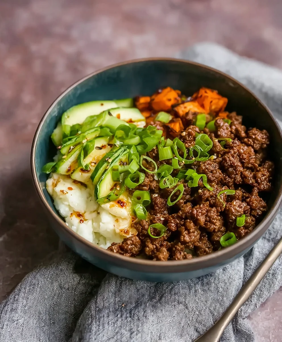 Ground Beef Hot Honey Bowl- Easy & Delicious Meal