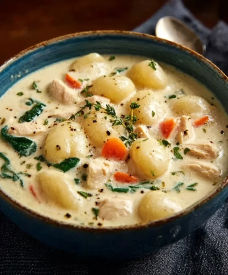 Slow Cooker Creamy Chicken Gnocchi Soup Recipe