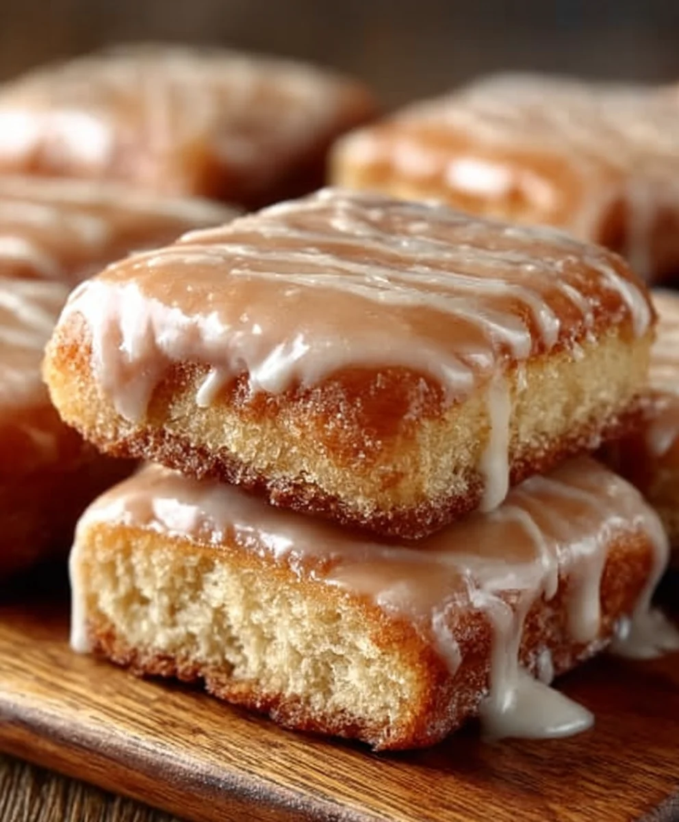 Soft Baked Maple Donut Bars - Easy Recipe
