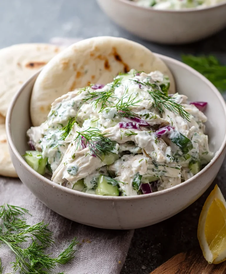 Tzatziki Chicken Salad – Easy & Delicious Recipe
