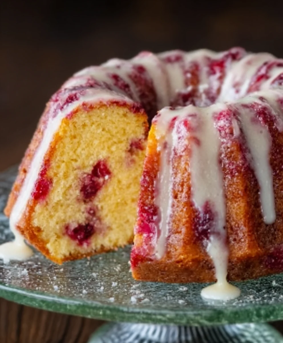 Cranberry Orange Bundt Cake - Easy Festive Recipe