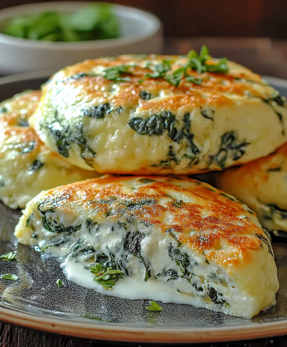 Easy Spinach Cottage Cheese Flagels Recipe