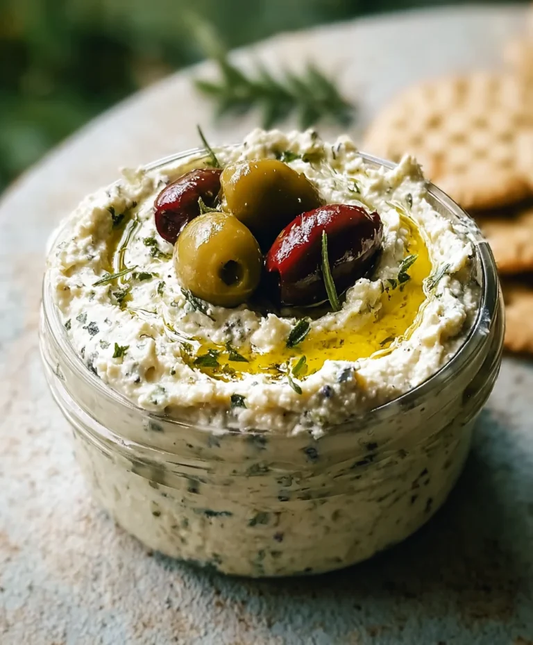 Olive Lovers Dream Dip-Creamy Tangy Irresistible