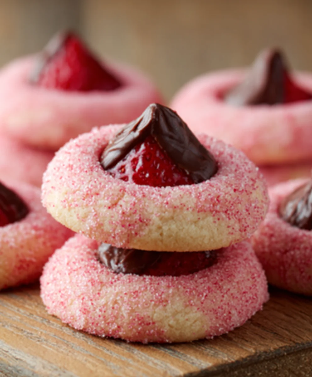 Strawberry Kiss Cookies – Sweet & Easy Dessert Recipe