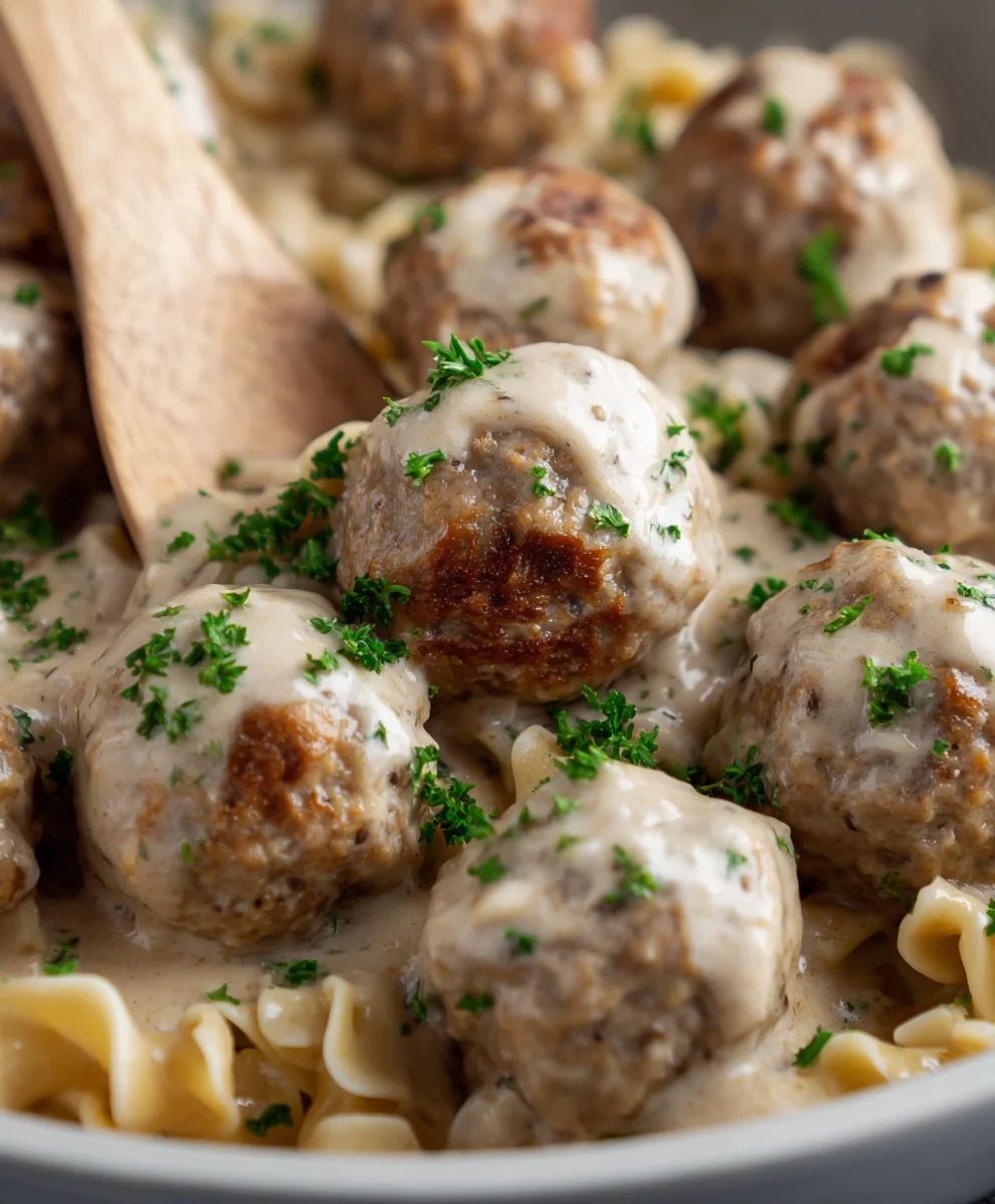 Easy Crock Pot Swedish Beef Meatballs Recipe