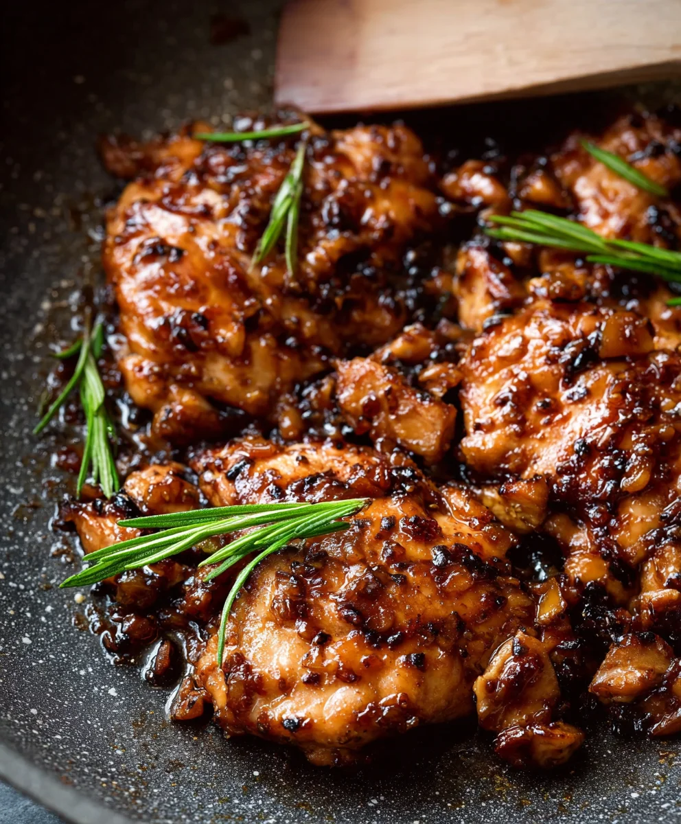 Easy Bourbon Extract-Flavored Chicken Recipe