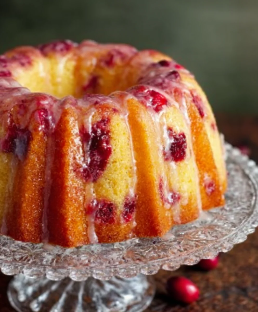 Cranberry Orange Bundt Cake – Easy Festive Recipe